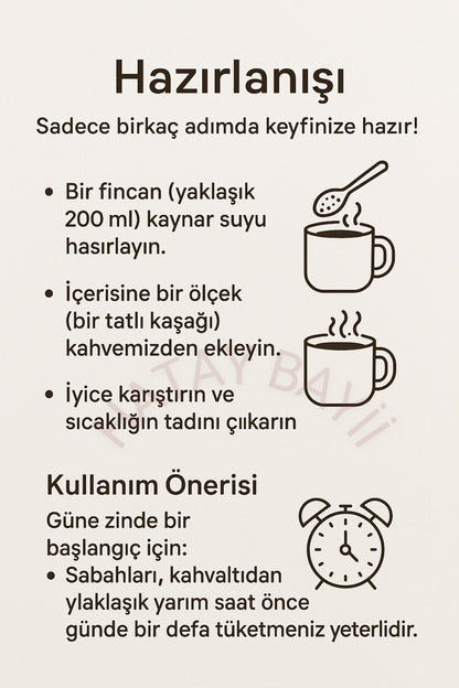 kolejen destekli detox sütlü kahve (1.5 aylık) Net:150 gr