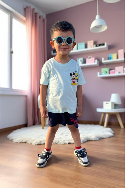 Karekter Temalı Erkek Çocuk Takım – Mavi - Lacivert