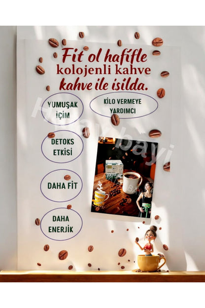 kolejen destekli detox sütlü kahve (1.5 aylık) Net:150 gr