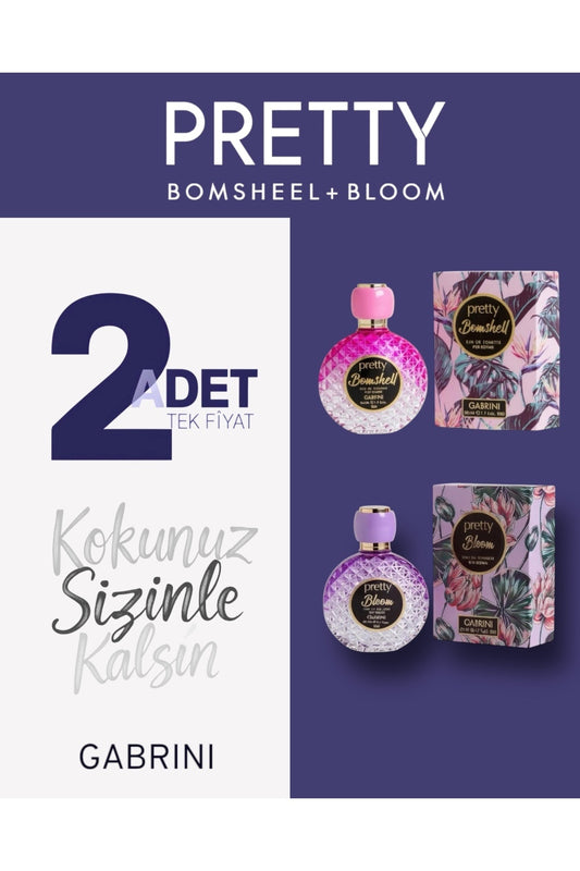 GABRİNİ PRETTY BLOOM 50 ML + PRETTY BOMSHELL EDT PARFÜM 50 ML